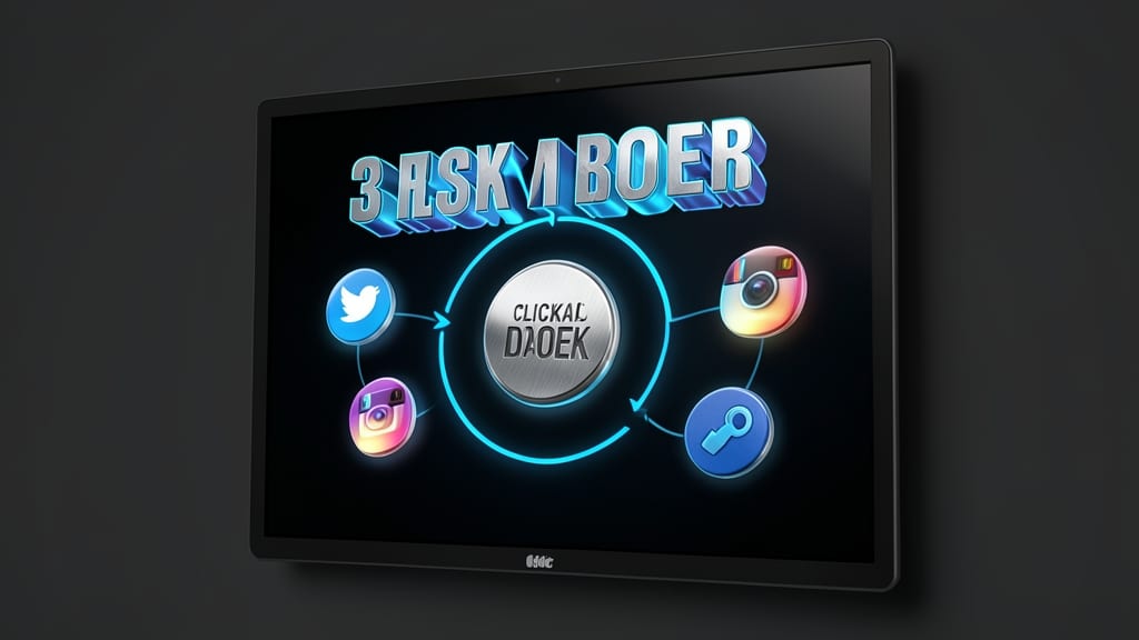 Creative 3D Social Media Pitch Template