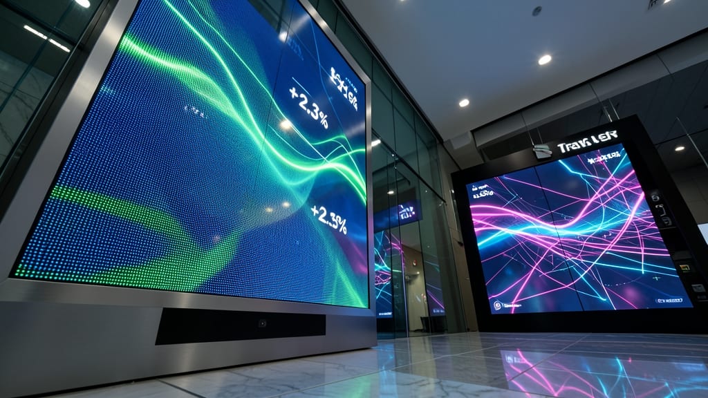 Financial Data as Art Installations