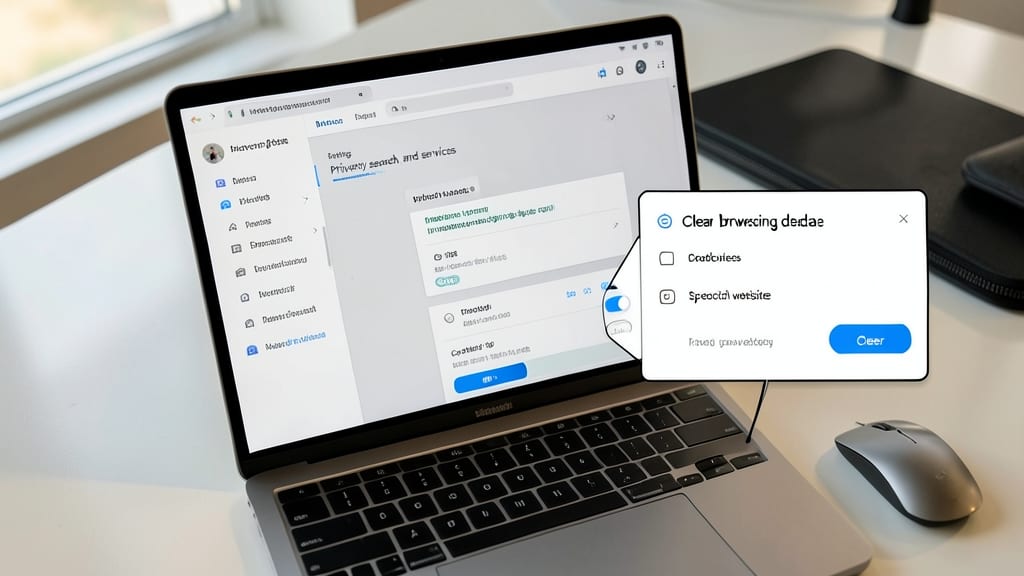 Clear Browsing Data Selectively with Edge's Privacy Tools