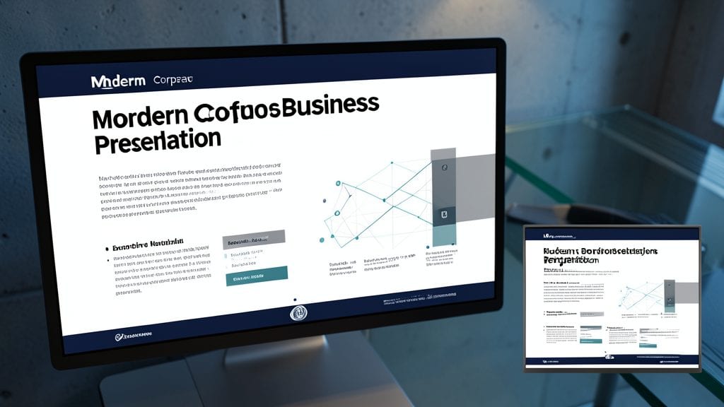 Modern Corporate Business Presentation Template