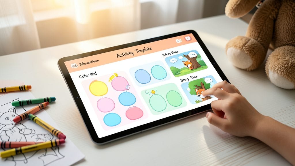 Kids Educational Activity Template