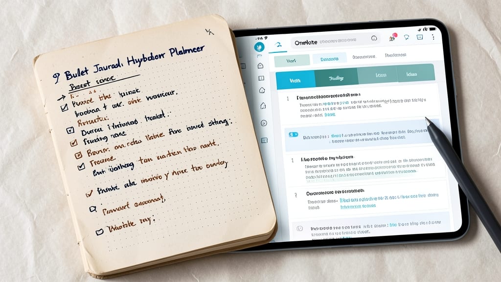 Bullet Journal Hybrid Planner